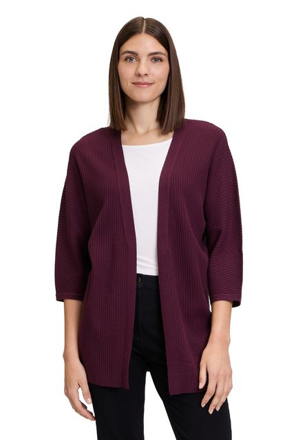 Betty Barclay Strickjacke "Betty Barclay Longstrickjacke mit Rippenstruktur günstig online kaufen