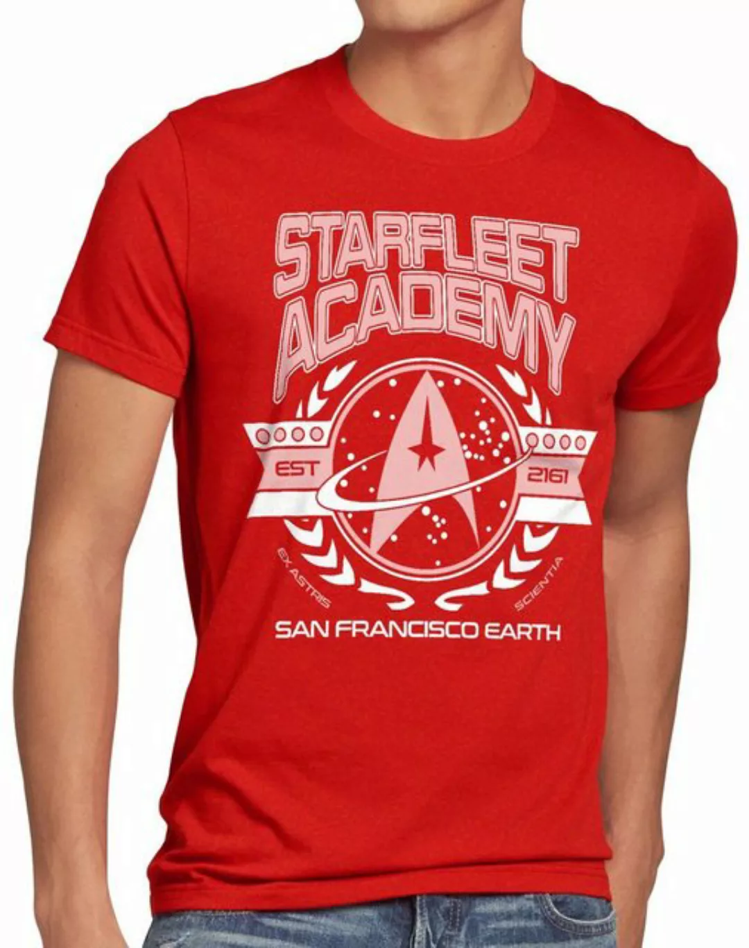 style3 Print-Shirt Herren T-Shirt Starfleet Academy Trekkie sternenflotte günstig online kaufen