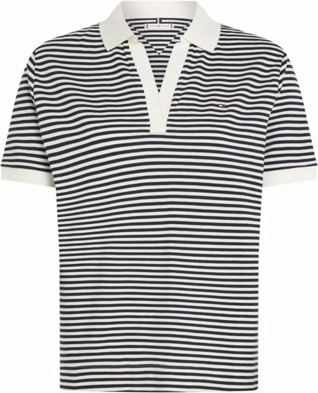 Tommy Hilfiger Poloshirt RLX OPEN PLACKET LYOCELL POLO SS mit Logostickerei günstig online kaufen