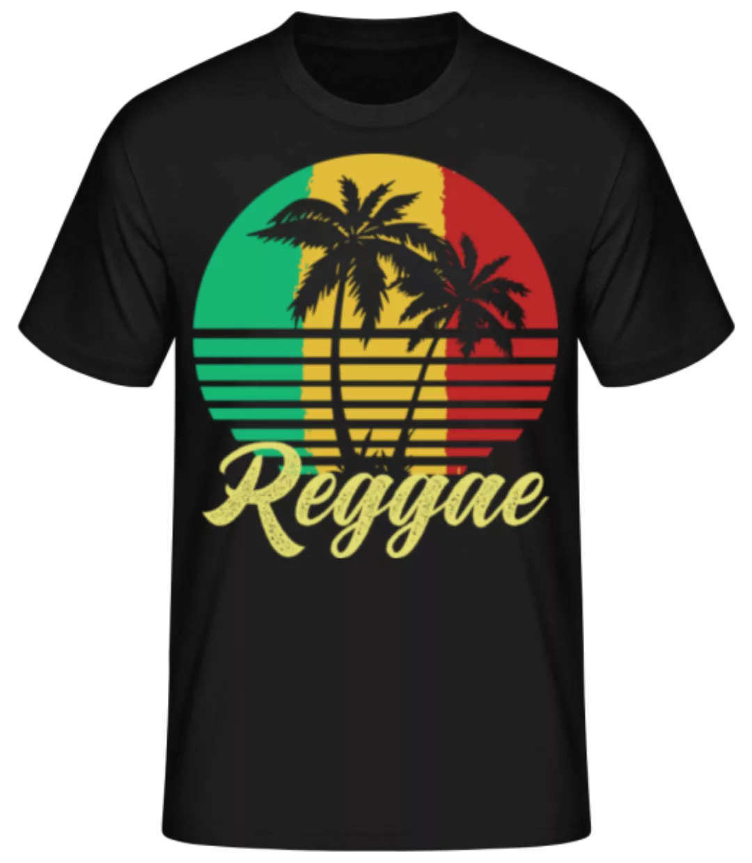 Reggae Palm Trees · Männer Basic T-Shirt günstig online kaufen