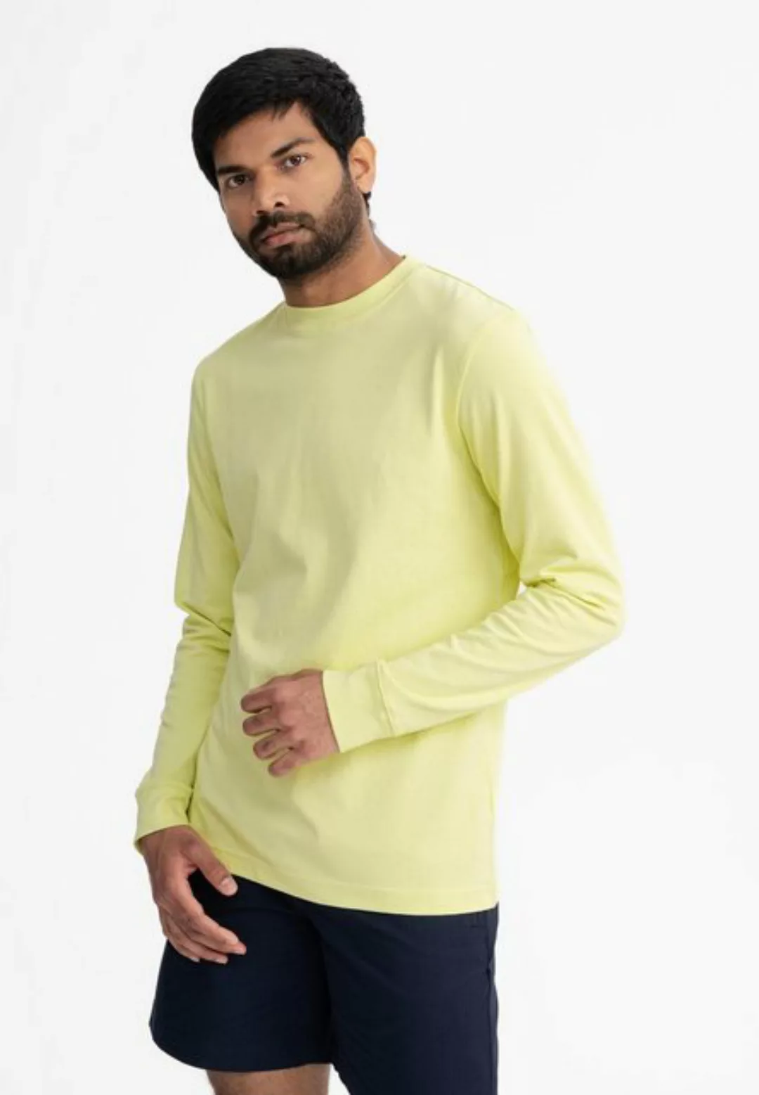 MELA Langarmshirt Langarmshirt TEJAS Rippbündchen günstig online kaufen