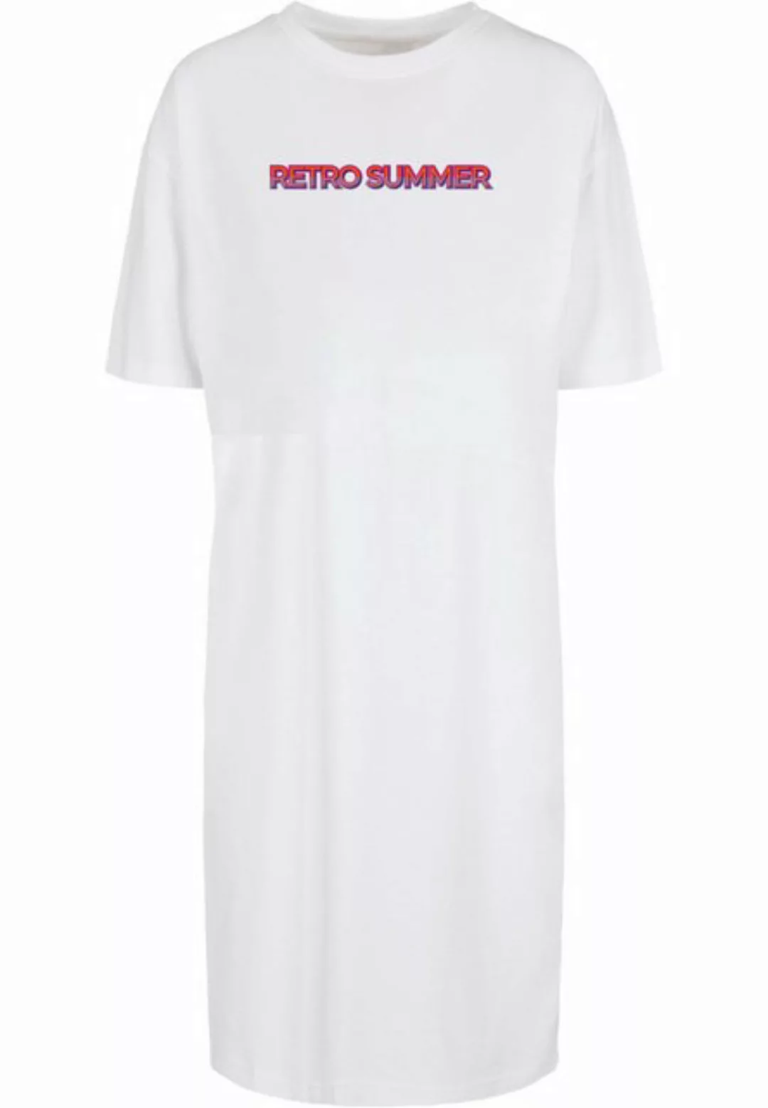 Merchcode Shirtkleid Merchcode Damen Ladies Summer - Retro Oversized Slit D günstig online kaufen