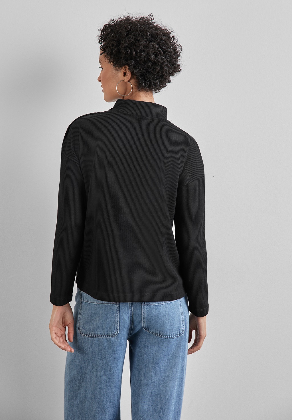 STREET ONE Langarmshirt mit Turtleneck günstig online kaufen