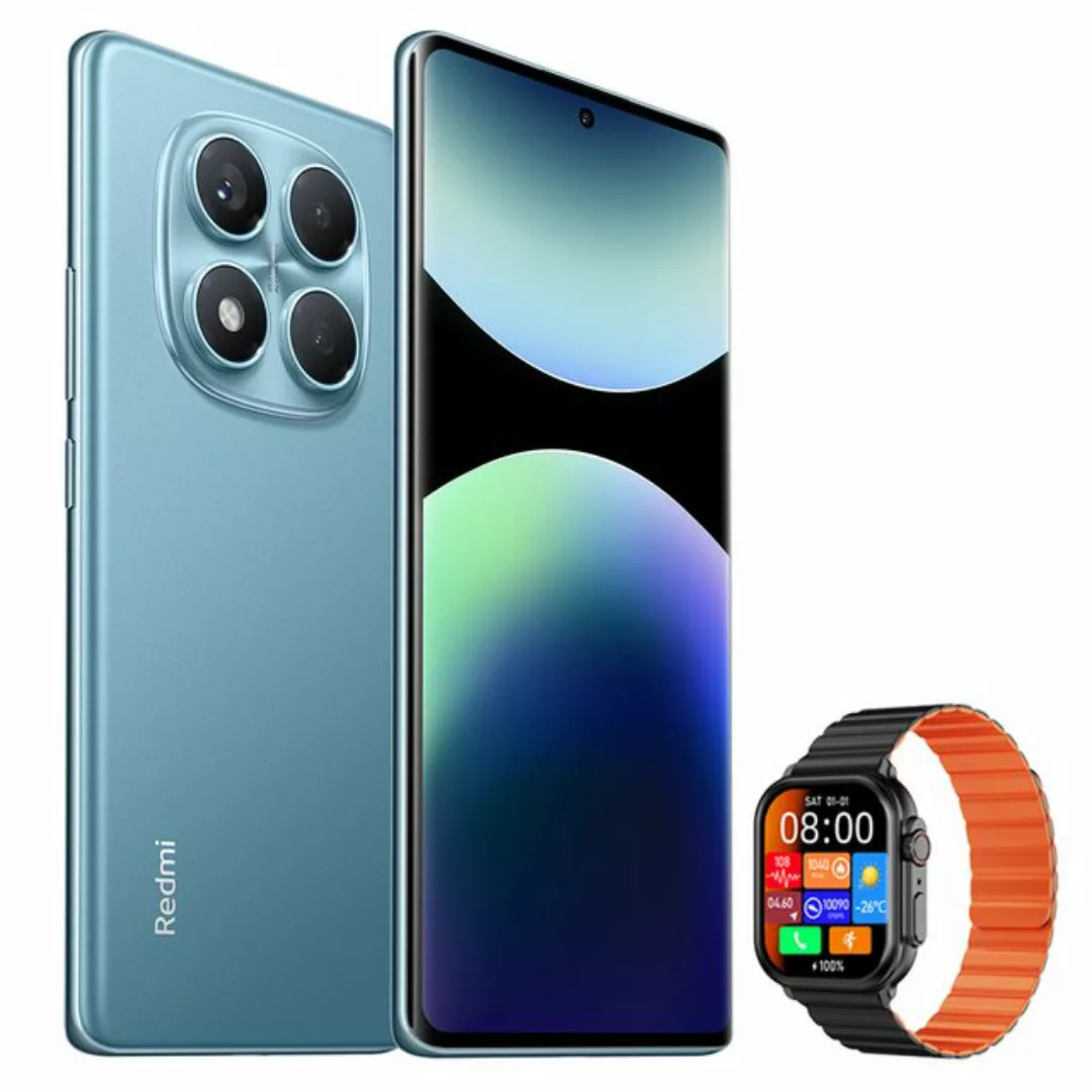 Xiaomi Redmi Note 14 Pro 4G 8+256GB Smartphone & Smartwatch Handy (6.67 Zol günstig online kaufen