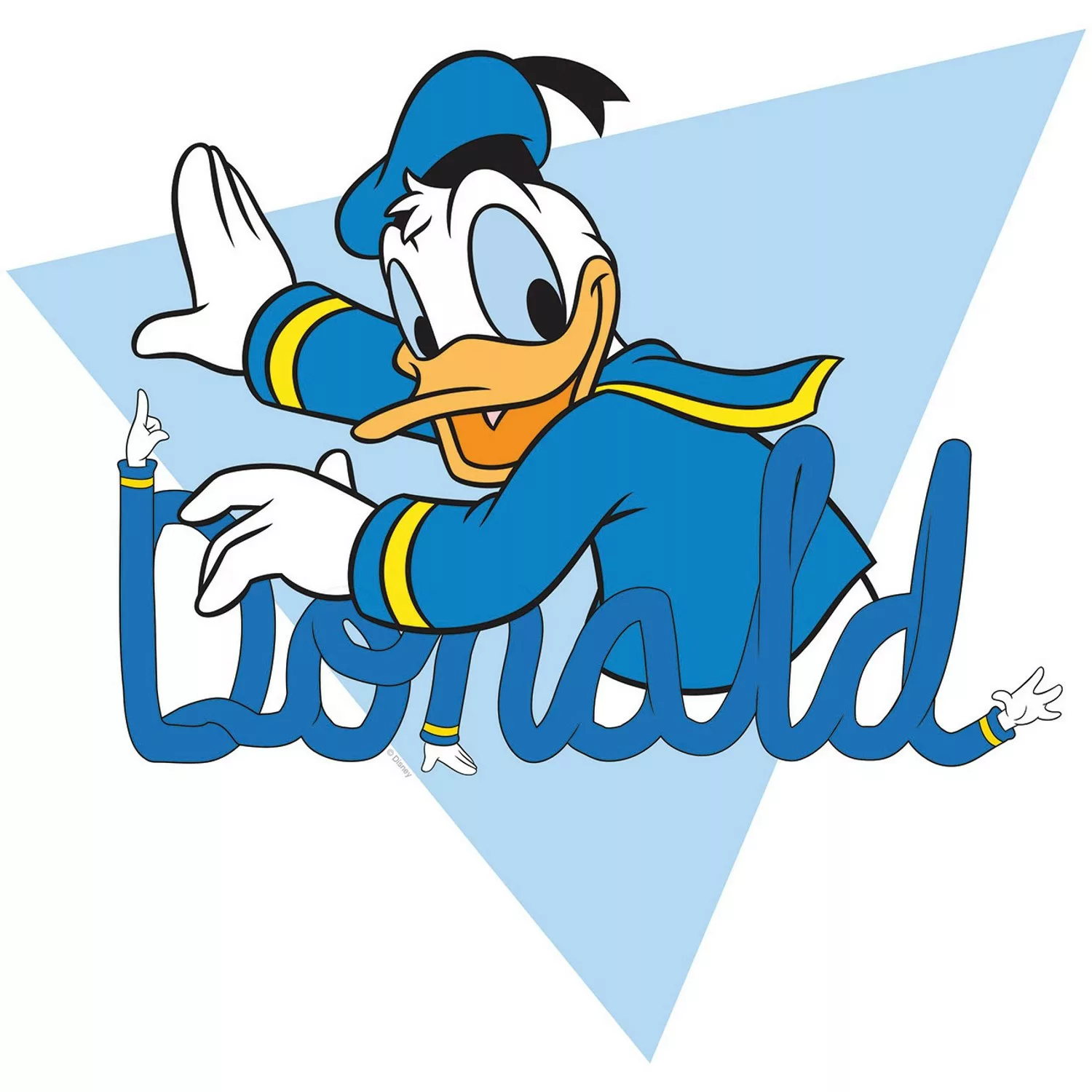Komar Poster »Donald Duck Triangle«, Disney, (1 St.), Kinderzimmer, Schlafz günstig online kaufen