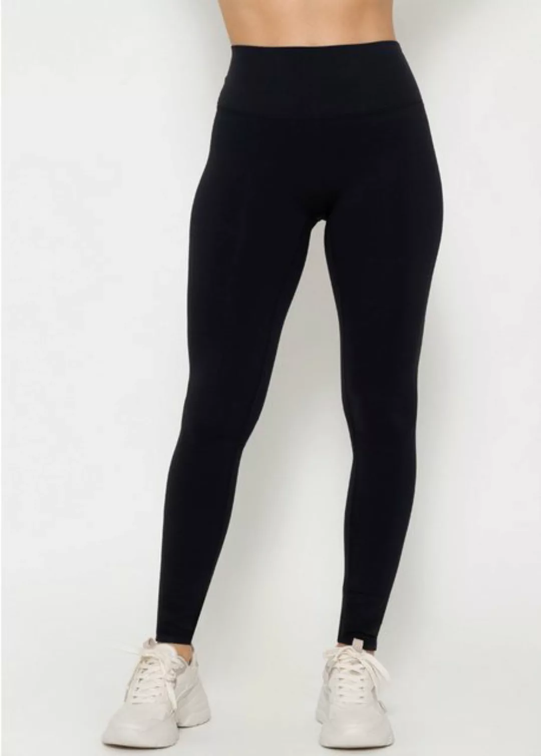 SASSYCLASSY Funktionsleggings High Waist Sportleggins mit breitem Taillenbu günstig online kaufen