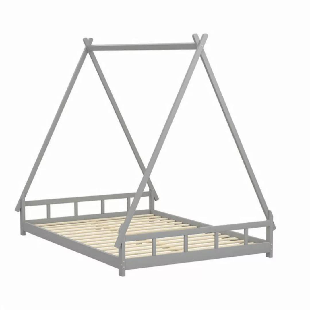 autolock Kinderbett Massivholz Kinderbett 140*200cm,Zeltbett,Hochbett, Juge günstig online kaufen