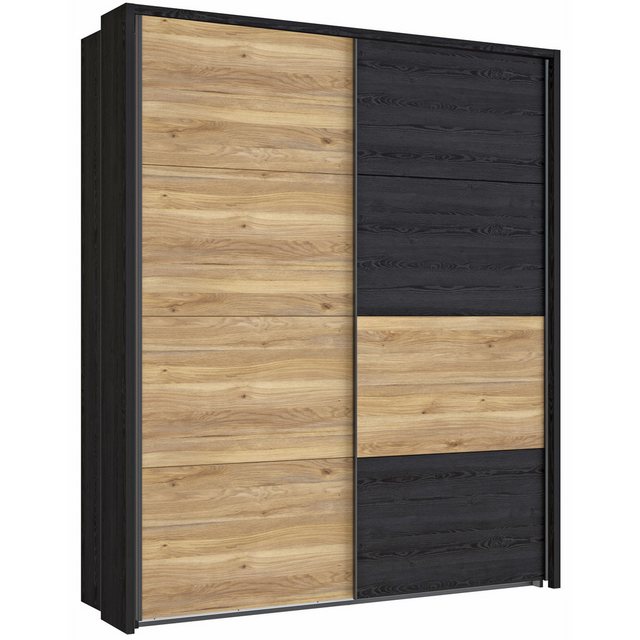 expendio Kleiderschrank Lyrill 4 Mauvella Oak / Cabezone Oak, 170x211x61 cm günstig online kaufen