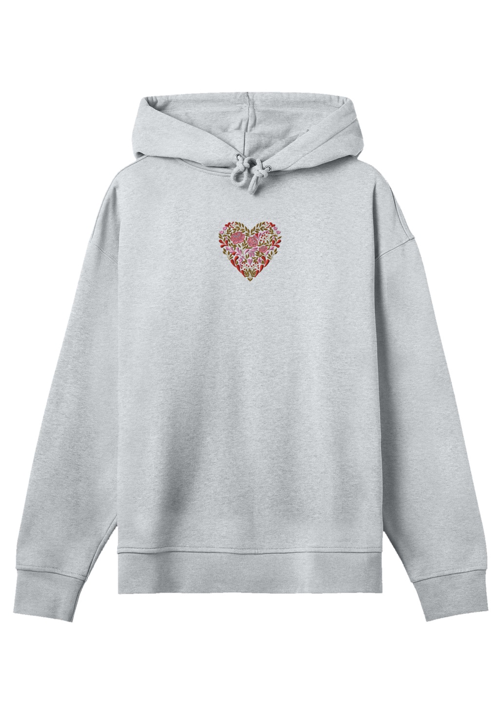 F4NT4STIC Kapuzenpullover "Blumen Herz bestickt", bestickt, Premium Qualitä günstig online kaufen