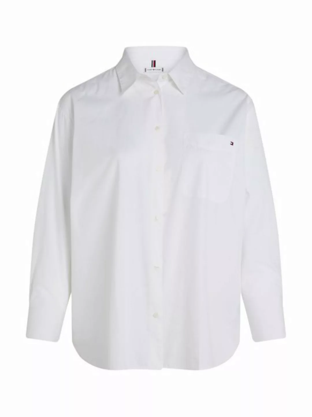 Tommy Hilfiger Curve Hemdbluse CRV ESS COTTON EASY FIT SHIRT in Großen Größ günstig online kaufen