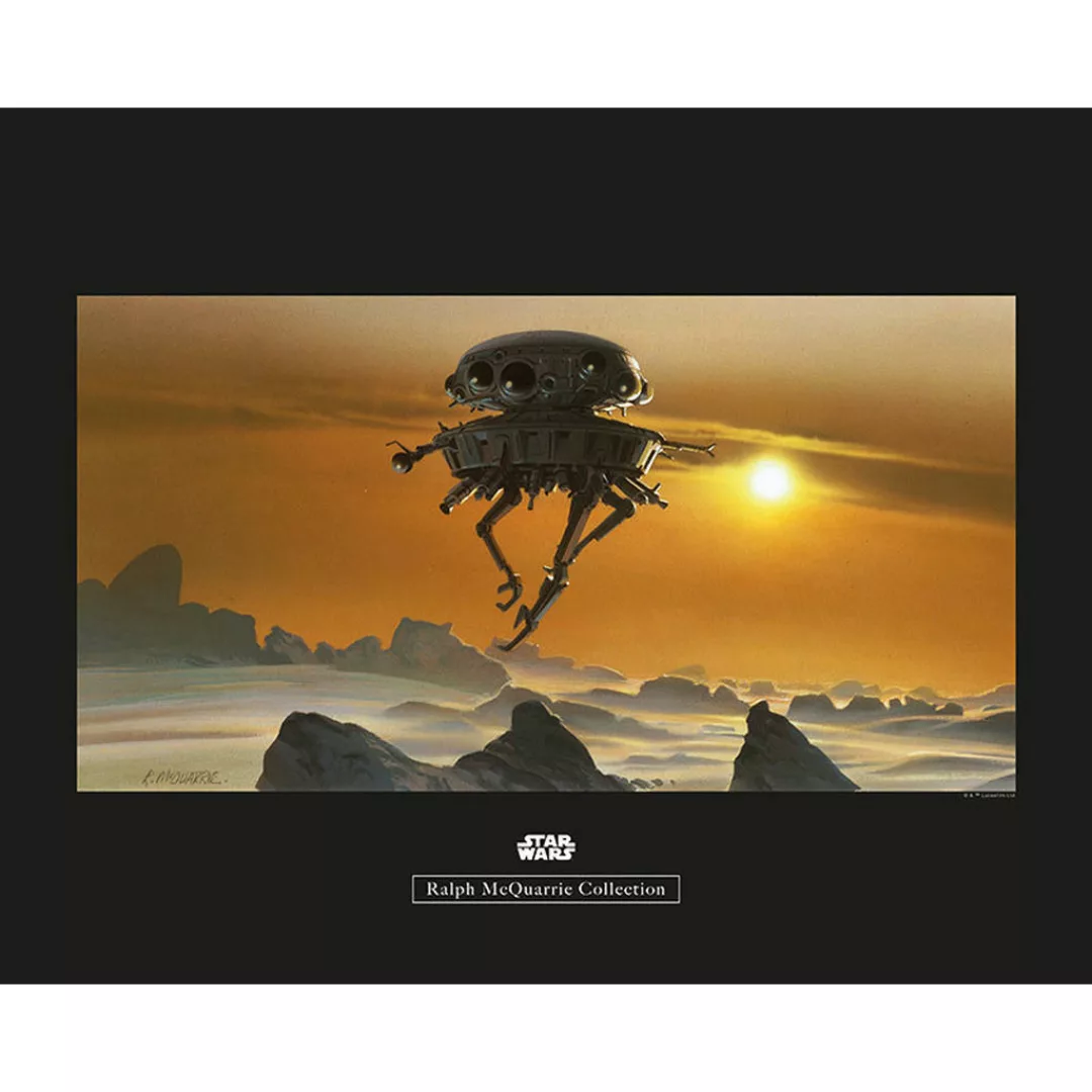 Komar Wandbild Star Wars Classic RMQ Hoth Probe Dr Star Wars B/L: ca. 50x40 günstig online kaufen