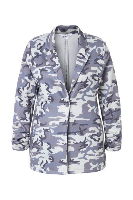 Angel of Style Blusenblazer Blazer Camouflage offene Form 3/4-Ärmel günstig online kaufen