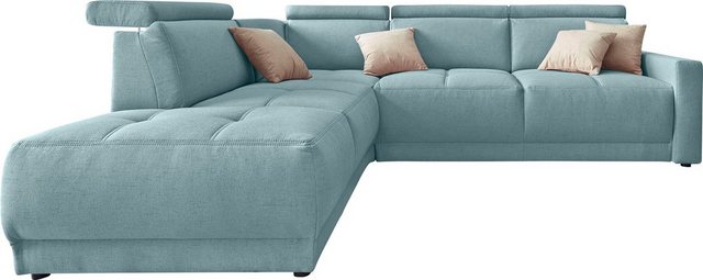 DOMO collection Ecksofa "Ava L-Form", mit Ottomane, Federkern wahlweise mit günstig online kaufen