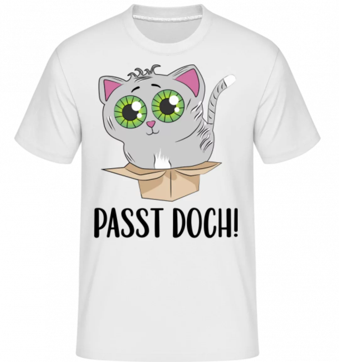 Katze Im Karton – Passt Doch · Shirtinator Männer T-Shirt günstig online kaufen