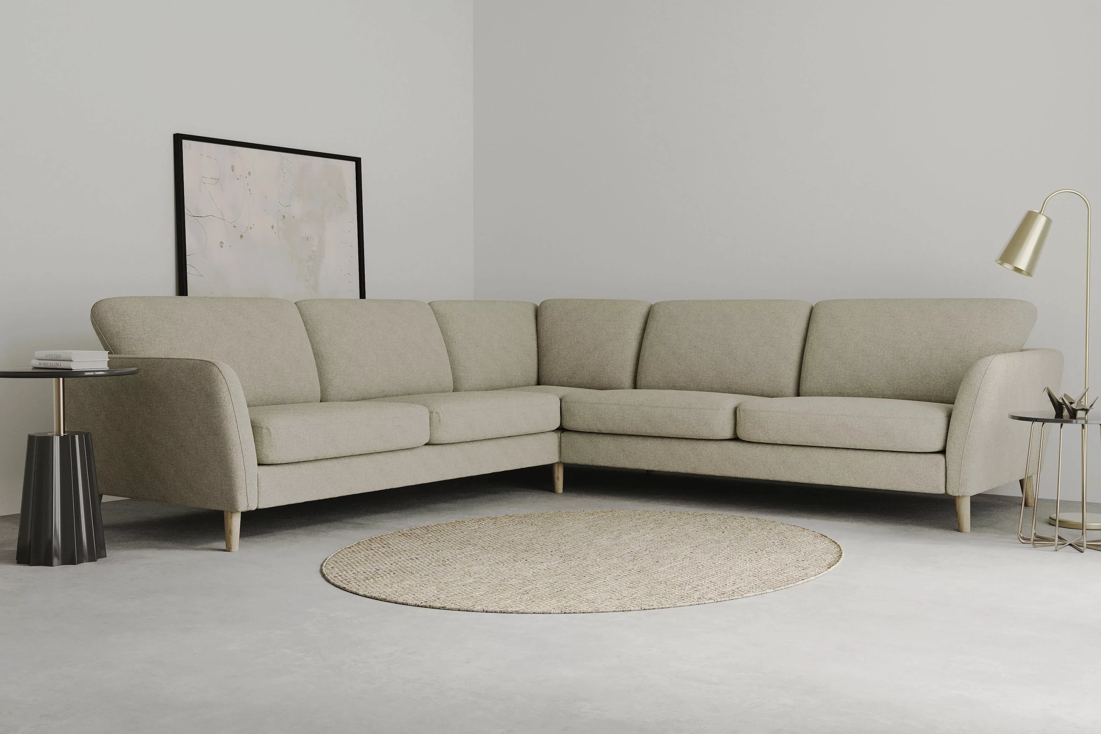 Home affaire Ecksofa »MARSEILLE 278/278 cm, L-Form,«, gleichschenklig, aus günstig online kaufen