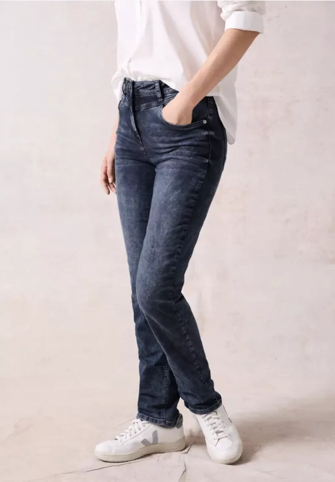 Cecil Slim-fit-Jeans, High Waist günstig online kaufen