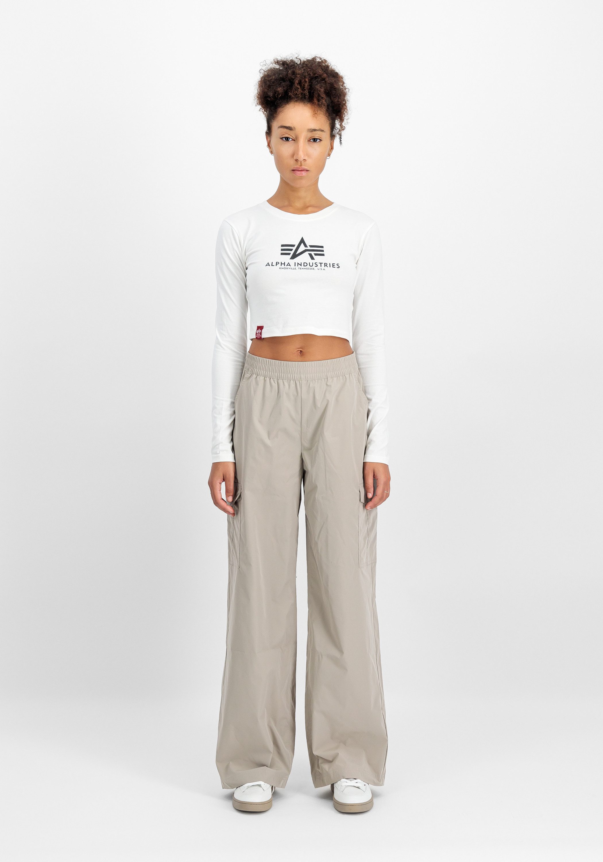 Alpha Industries Sweater "Basic Cropped Longsleeve W Longsleeve" günstig online kaufen