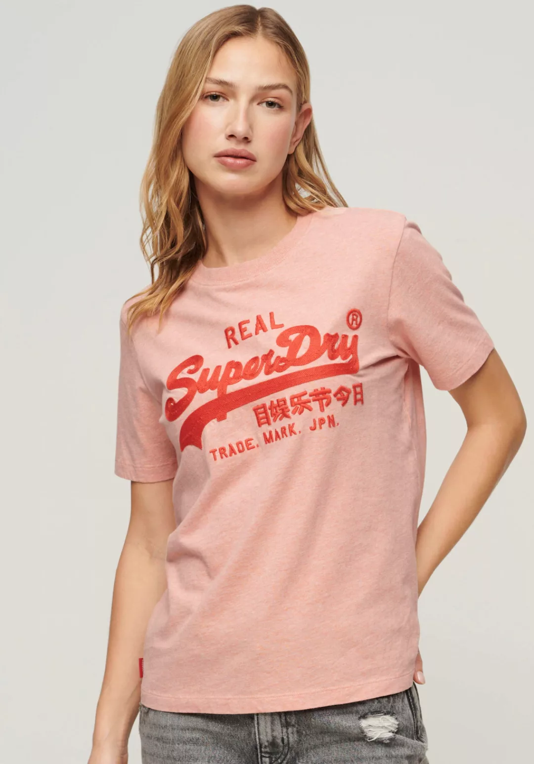 Superdry T-Shirt EMBROIDERED VL RELAXED T SHIRT günstig online kaufen
