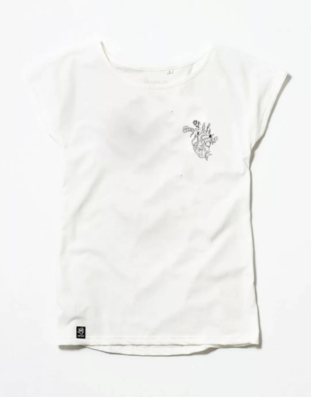 Bio T-shirt "Lea Herz White" günstig online kaufen
