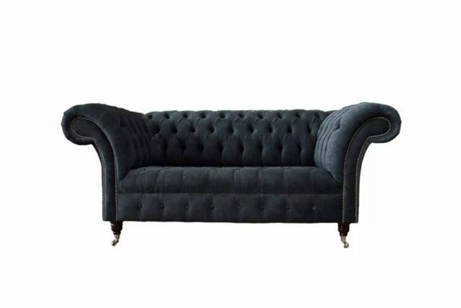 JVmoebel Sofa Sofa 2 Sitzer Couch Design Chesterfield Sitz Luxus Textil Pol günstig online kaufen