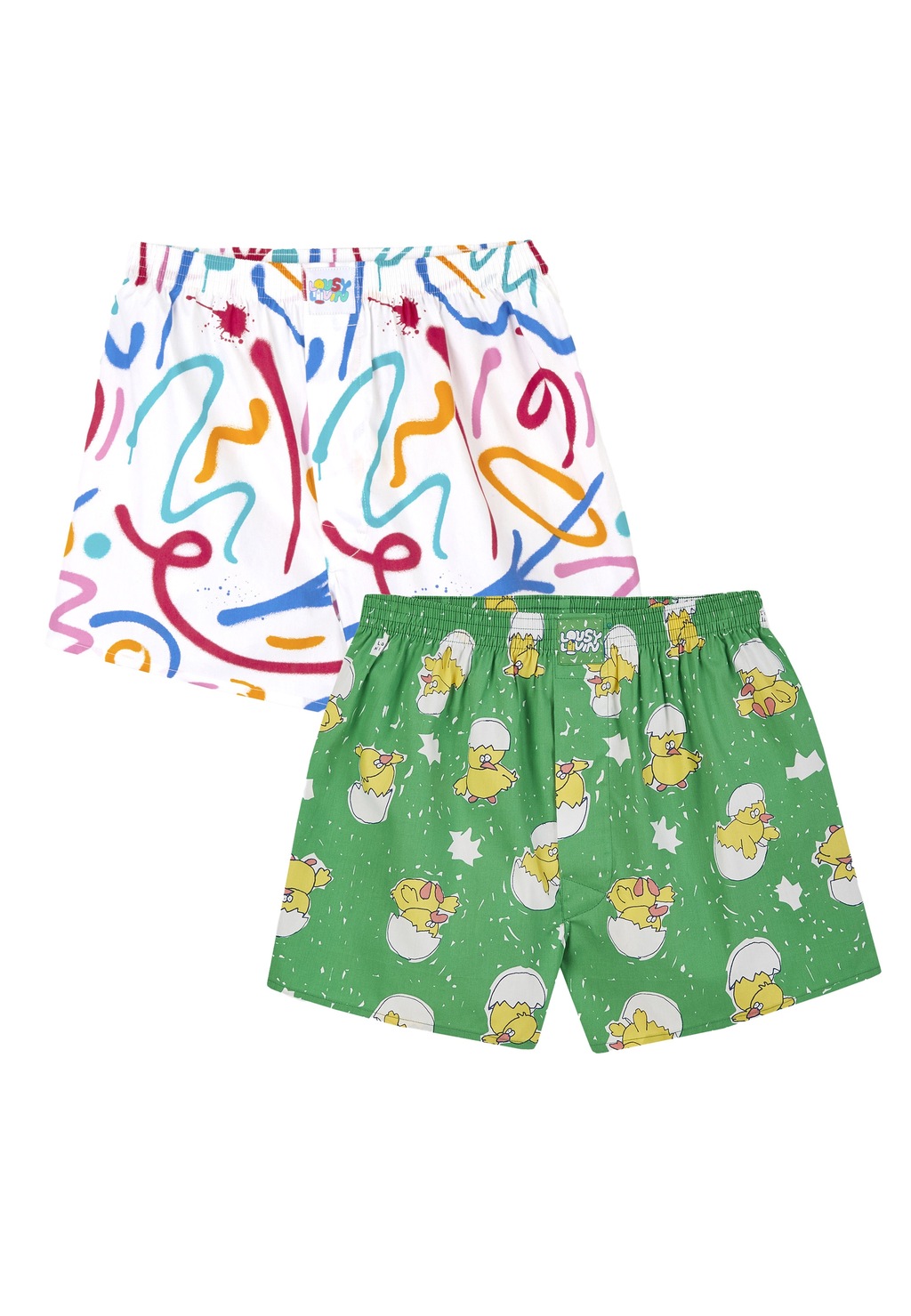 Lousy Livin Boxershorts "Kueken & Lines", mit buntem Design günstig online kaufen