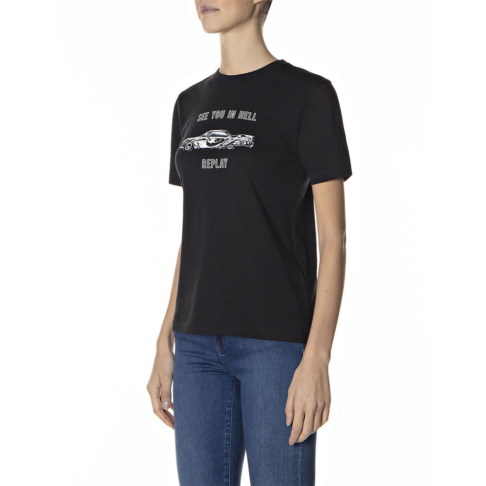 Replay W3510h.000.20994 T-shirt XS Black günstig online kaufen