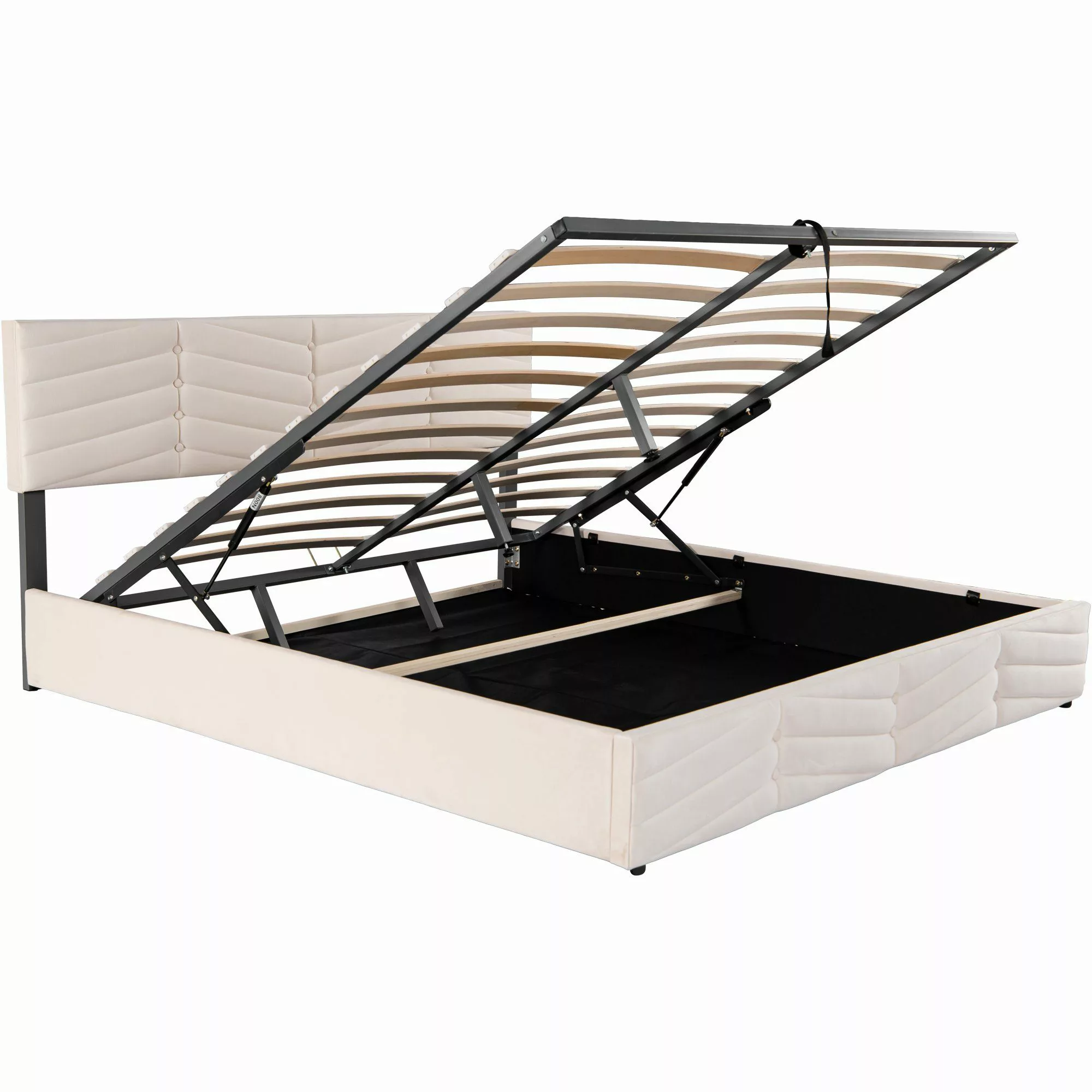 SOFTWEARY Polsterbett (Doppelbett mit Lattenrost und günstig online kaufen