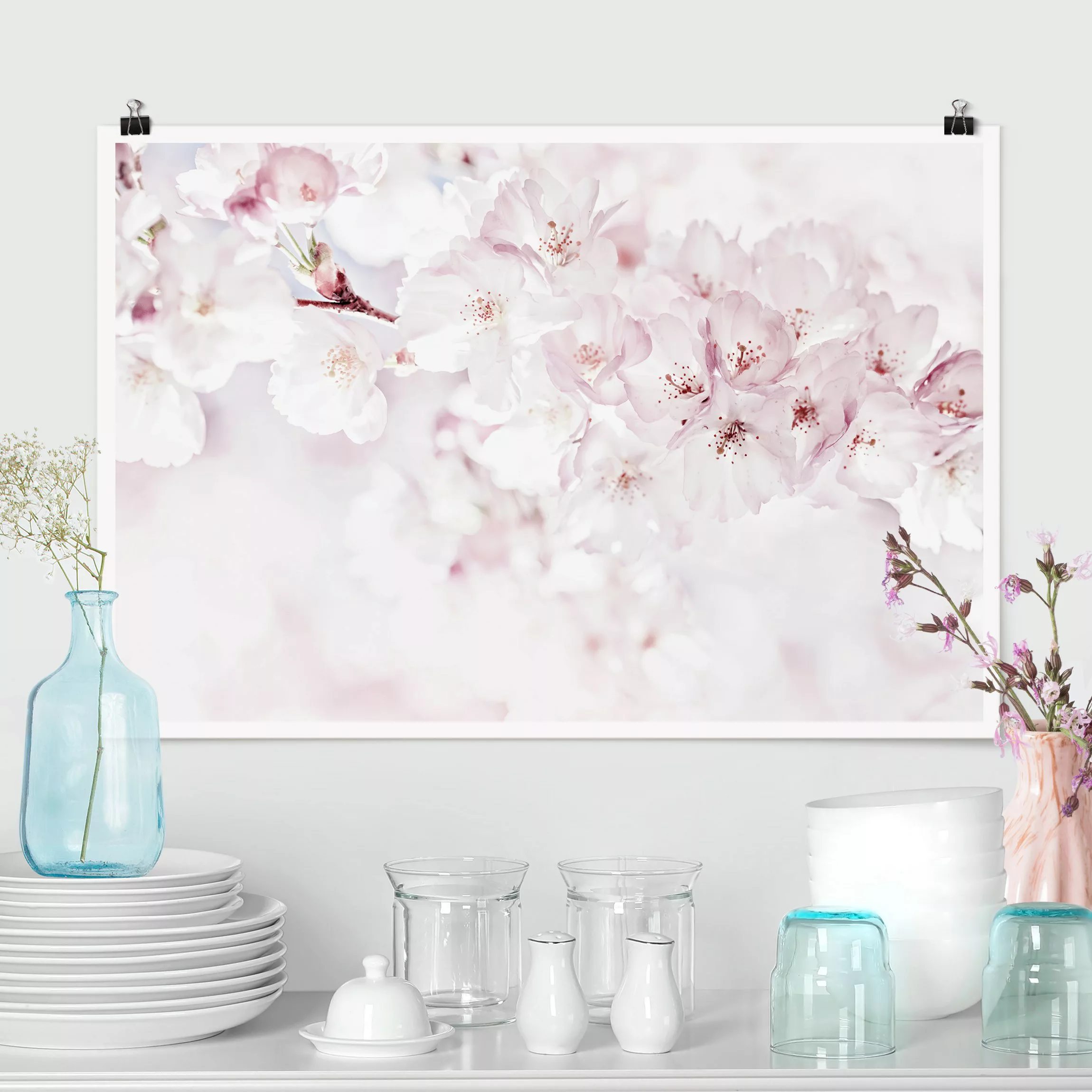 Poster Ein Kirschblütenhauch günstig online kaufen