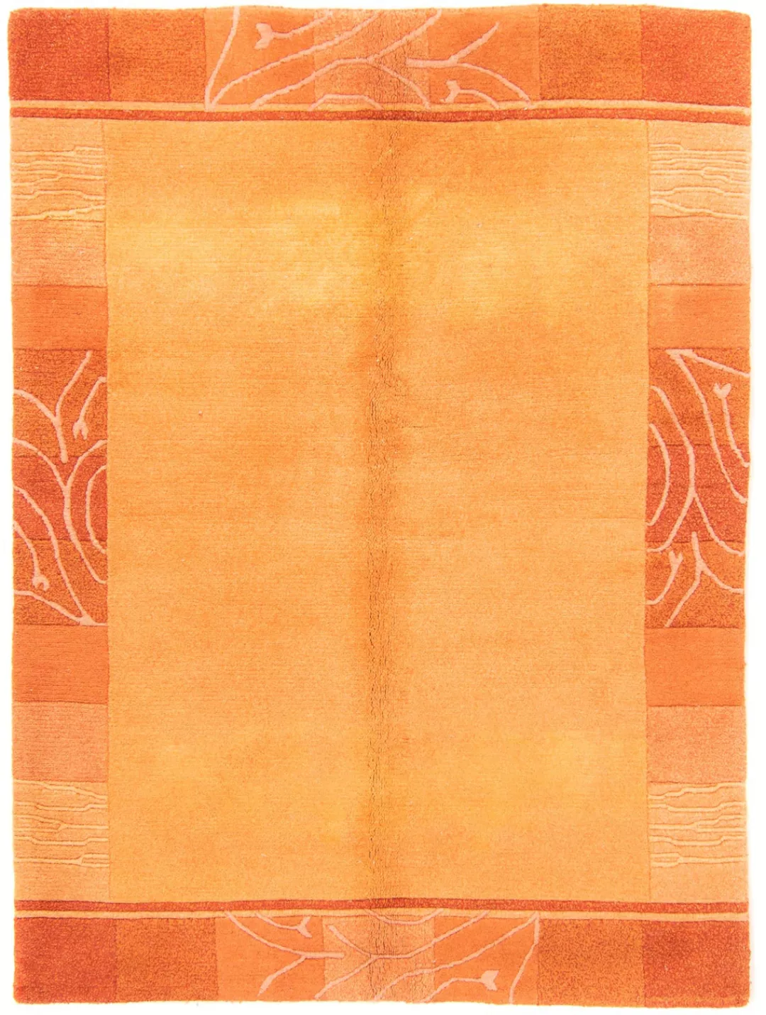 morgenland Wollteppich »Nepal - 200 x 140 cm - orange«, rechteckig, 18 mm H günstig online kaufen