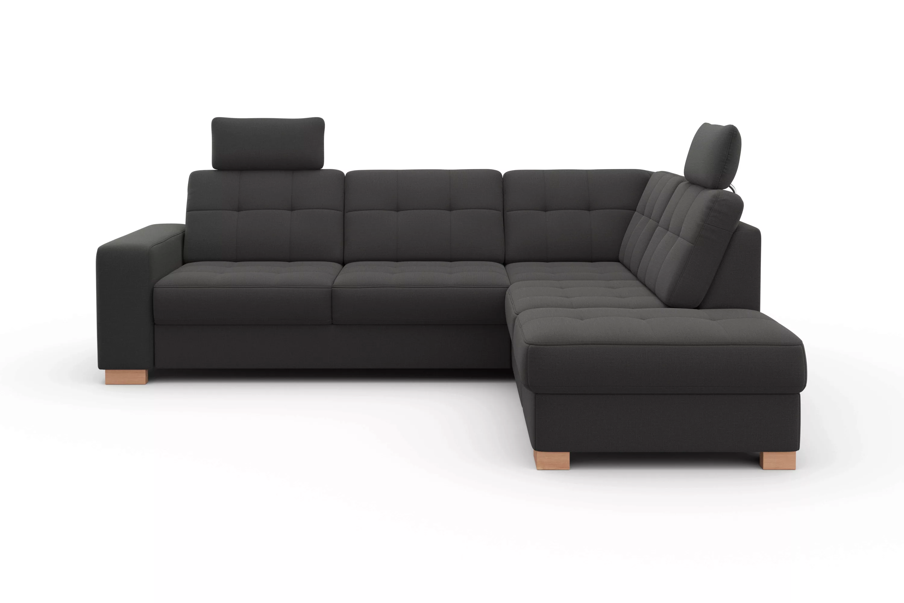 sit&more Ecksofa "Quincy L-Form", wahlweise mit Bettfunktion und Bettkasten günstig online kaufen