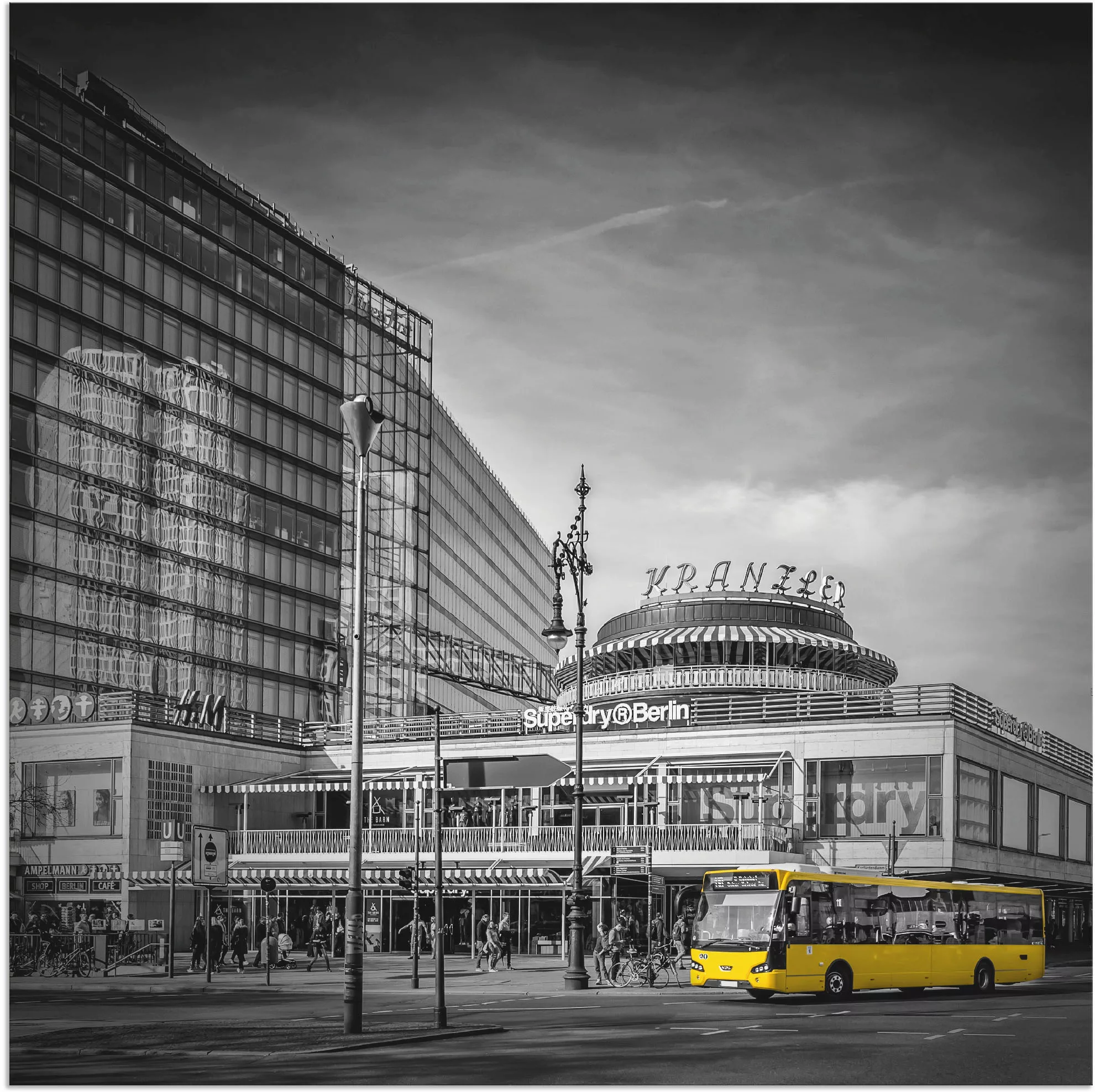 Artland Wandbild "Berlin City-West", Deutschland, (1 St.), als Alubild, Out günstig online kaufen