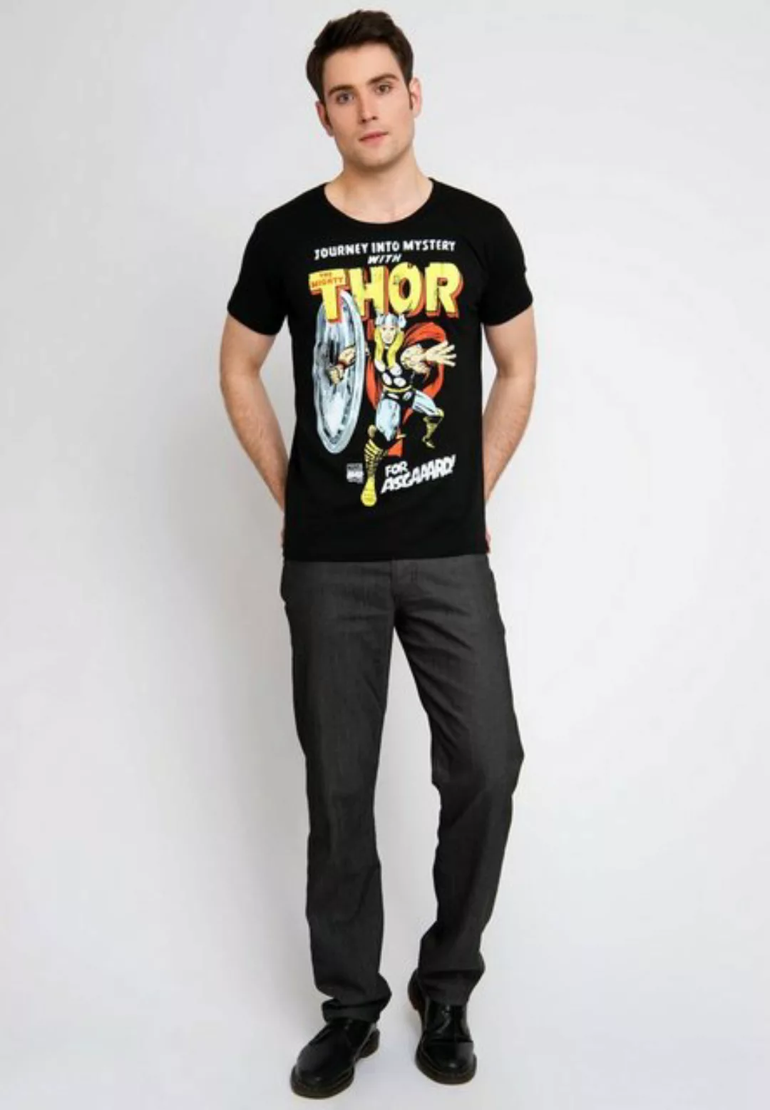 LOGOSHIRT T-Shirt Thor For Asgaaard mit Marvel-Print günstig online kaufen