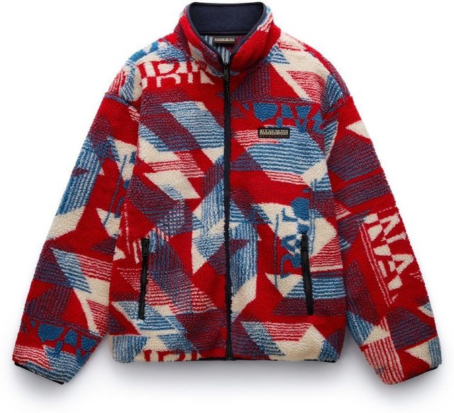 Napapijri Plüschjacke ARGIENT mit allover Print günstig online kaufen