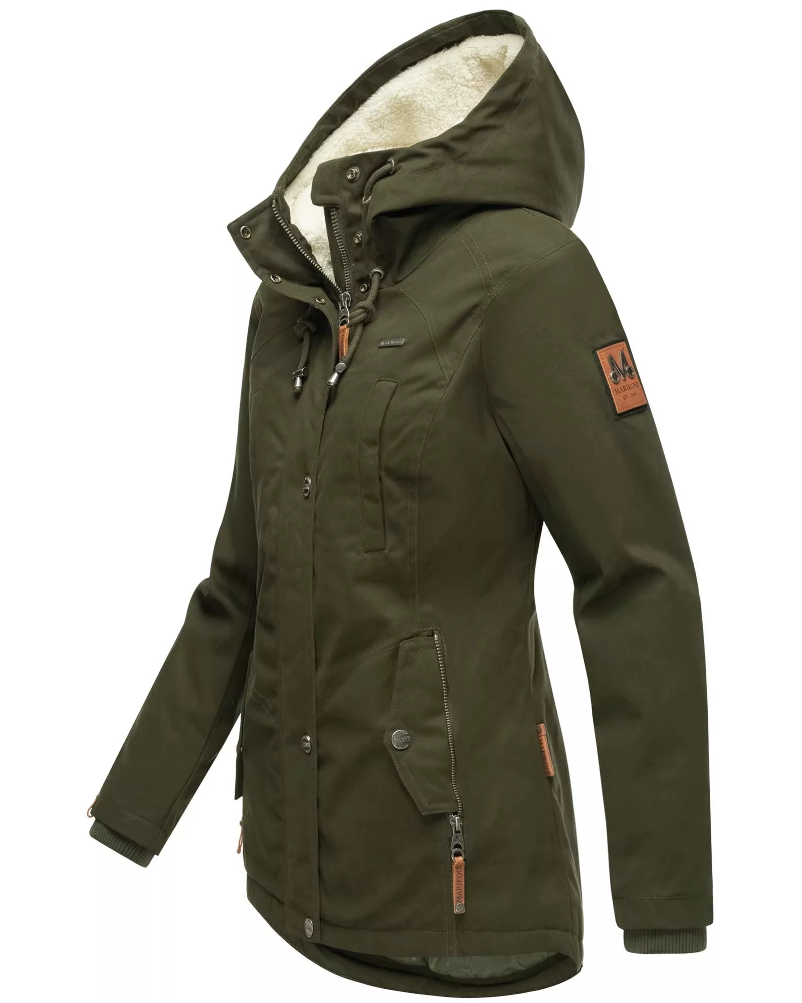 Marikoo Winterjacke "Bikoo", mit Kapuze, sportliche Damen Outdoor Baumwollj günstig online kaufen