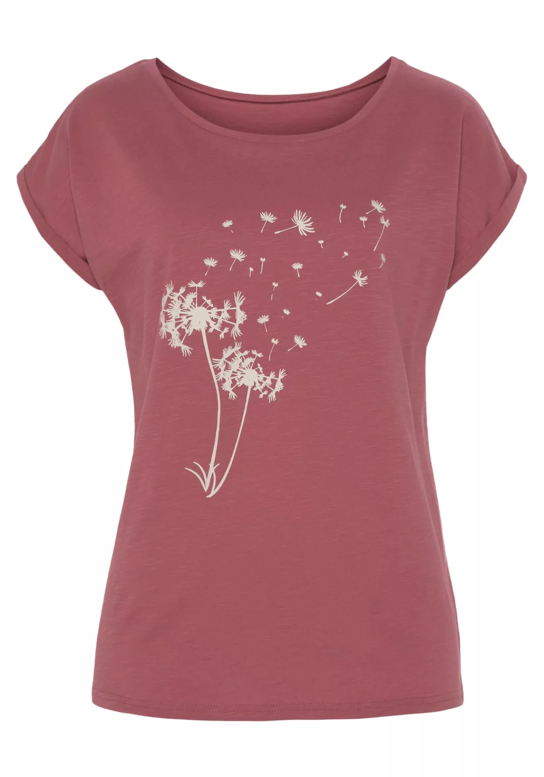 Vivance T-Shirt, (1 tlg.), mit Frontdruck "Pusteblume" günstig online kaufen