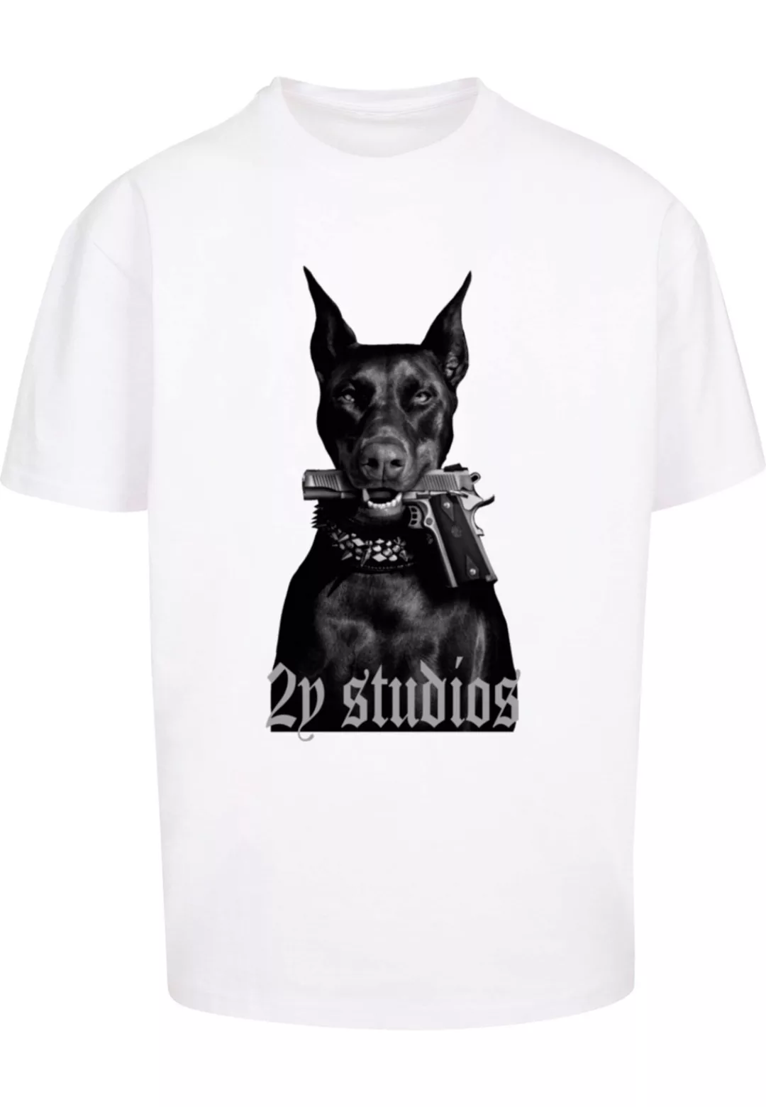 2Y Studios T-Shirt "2Y Studios Herren Doberman Oversize Tee" günstig online kaufen