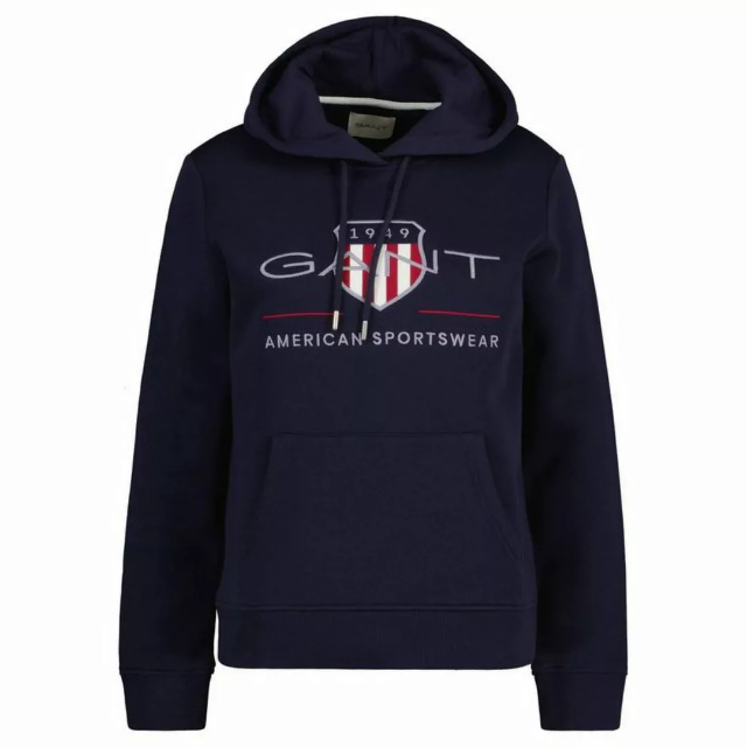 Gant Sweater Damen Sweatshirt - REGULAR ARCHIVE SHIELD HOODIE günstig online kaufen