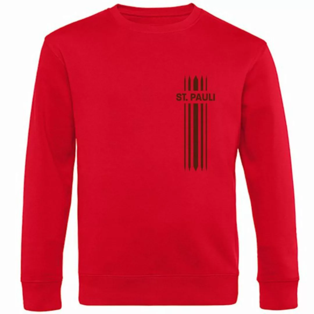 multifanshop Sweatshirt St. Pauli - Streifen - Pullover günstig online kaufen