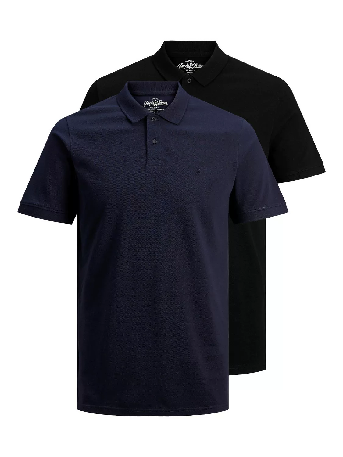 Jack & Jones Herren Kurzarm Poloshirt JJEBASIC POLO 2er Pack günstig online kaufen