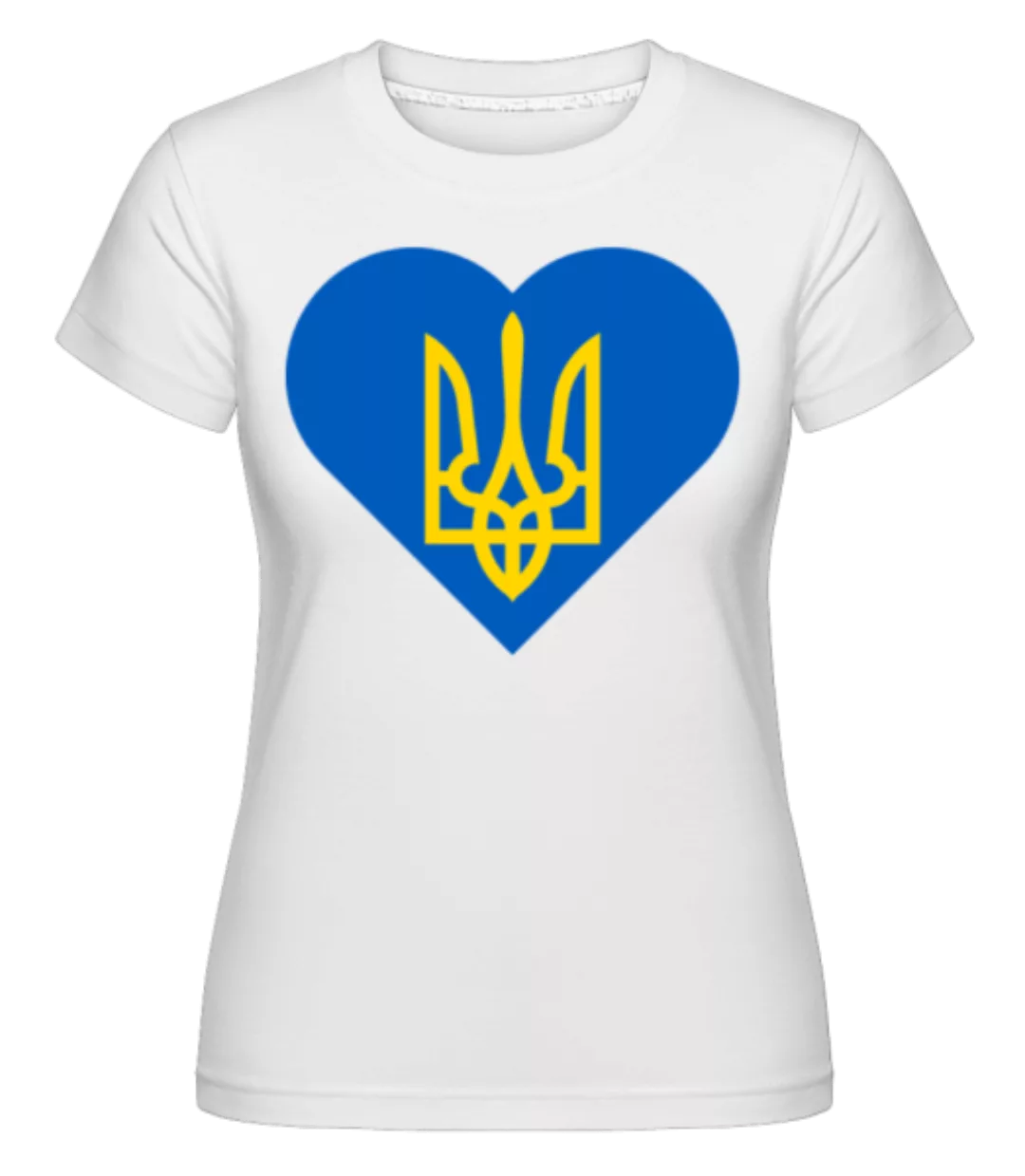 Ukraine Herz · Shirtinator Frauen T-Shirt günstig online kaufen