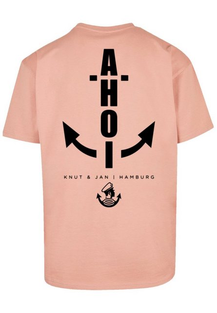 F4NT4STIC T-Shirt "Oversized T-Shirt Ahoi Anker Knut & Jan Hamburg", Print günstig online kaufen