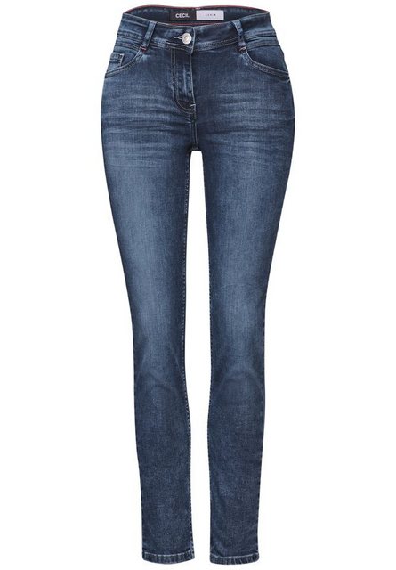 Cecil Slim-fit-Jeans - schmale Denim - bequeme Passform günstig online kaufen