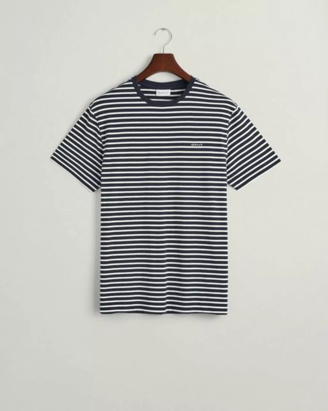 Gant T-Shirt STRIPED T-SHIRT, EVENING BLUE günstig online kaufen