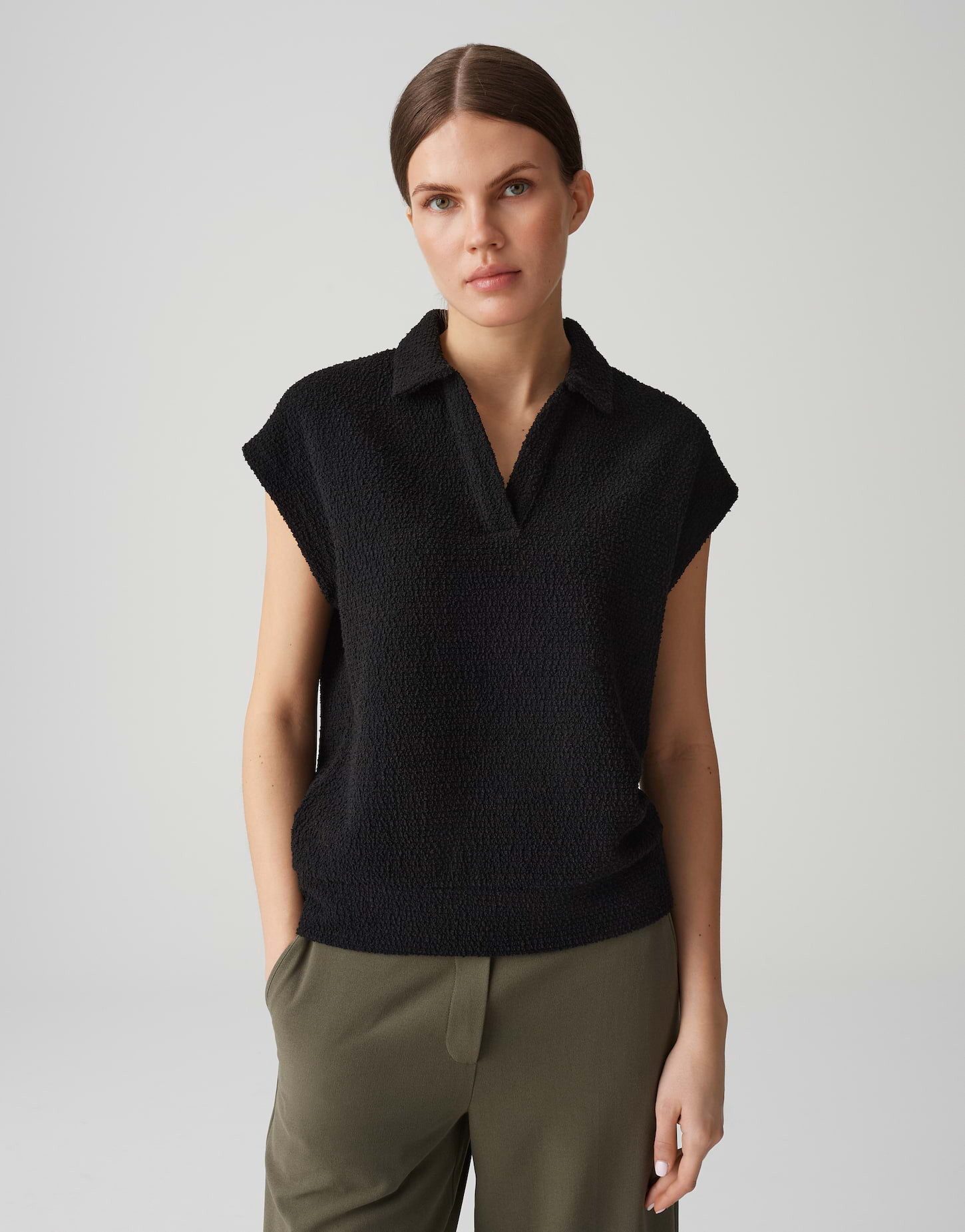 OPUS Sweatshirt GOSTE aus strukturierter Sweatware günstig online kaufen