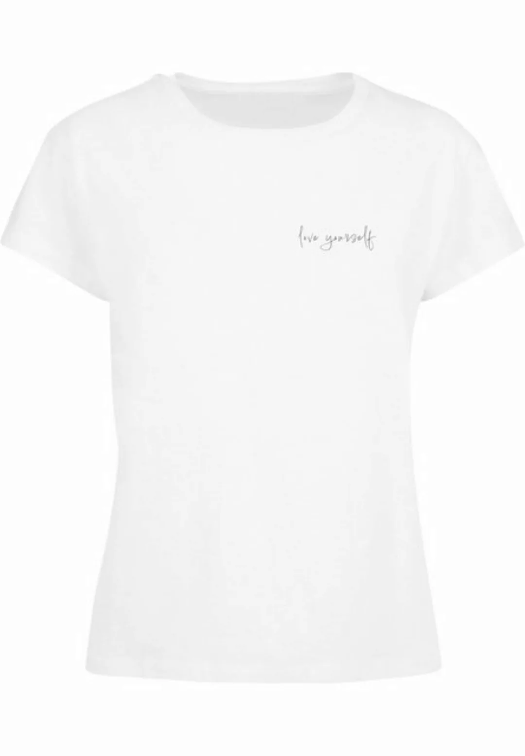 Merchcode T-Shirt Merchcode Damen Ladies Love Yourself Box Tee (1-tlg) günstig online kaufen