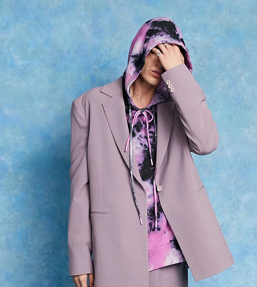 COLLUSION – Oversize-Blazer in Flieder-Violett günstig online kaufen