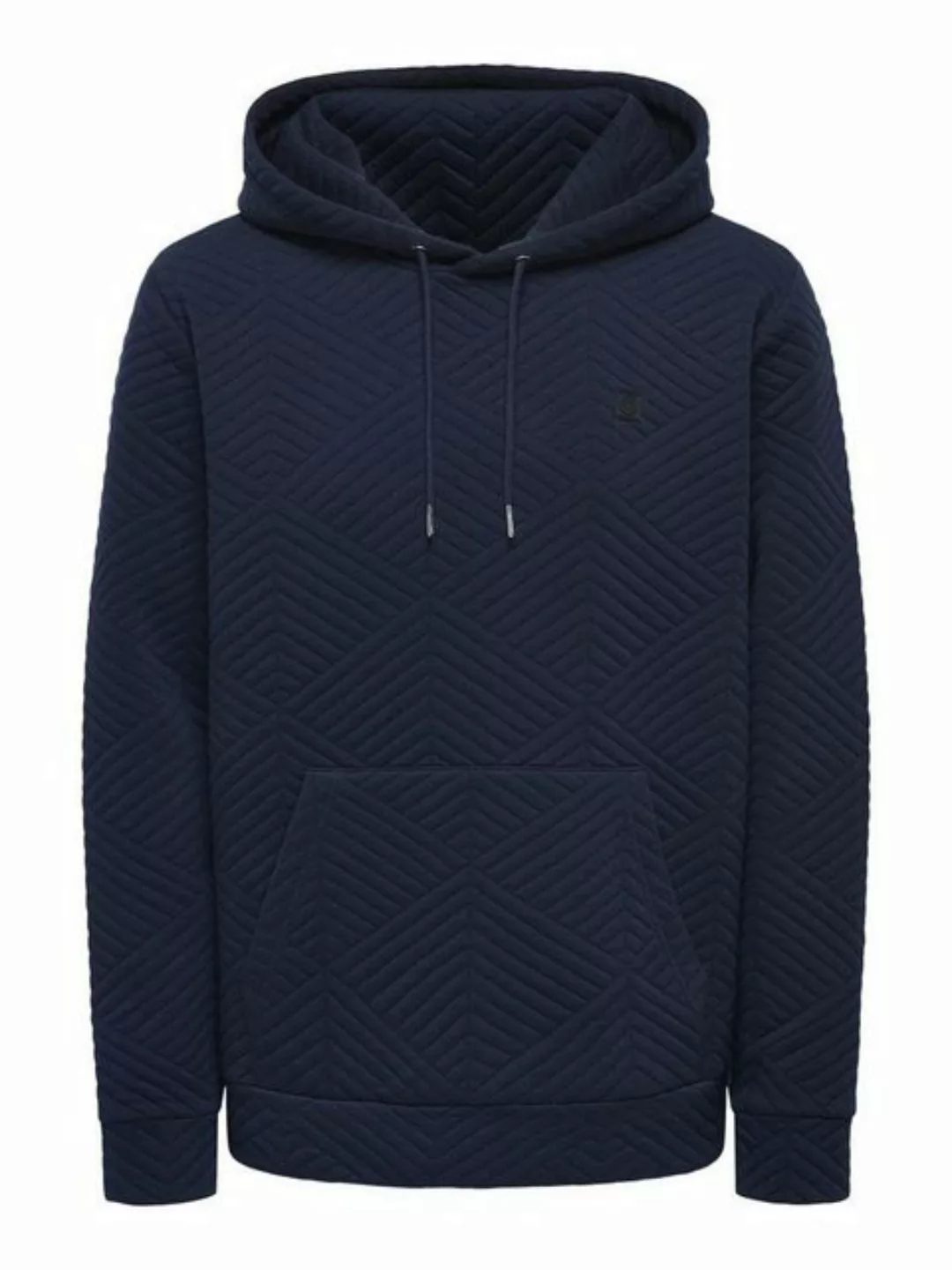 ONLY & SONS Hoodie - Hoodie unifarben - Geometric Structure - BASIC HOODIE günstig online kaufen