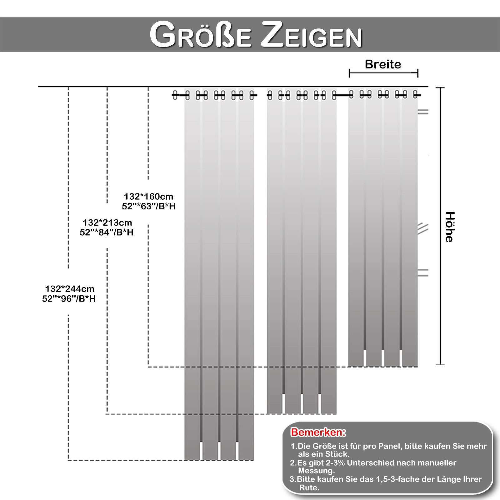 BTTO V&G Gardine Blickdicht Vorhang Kälteschutz,Verdunklungsvorhänge, günstig online kaufen