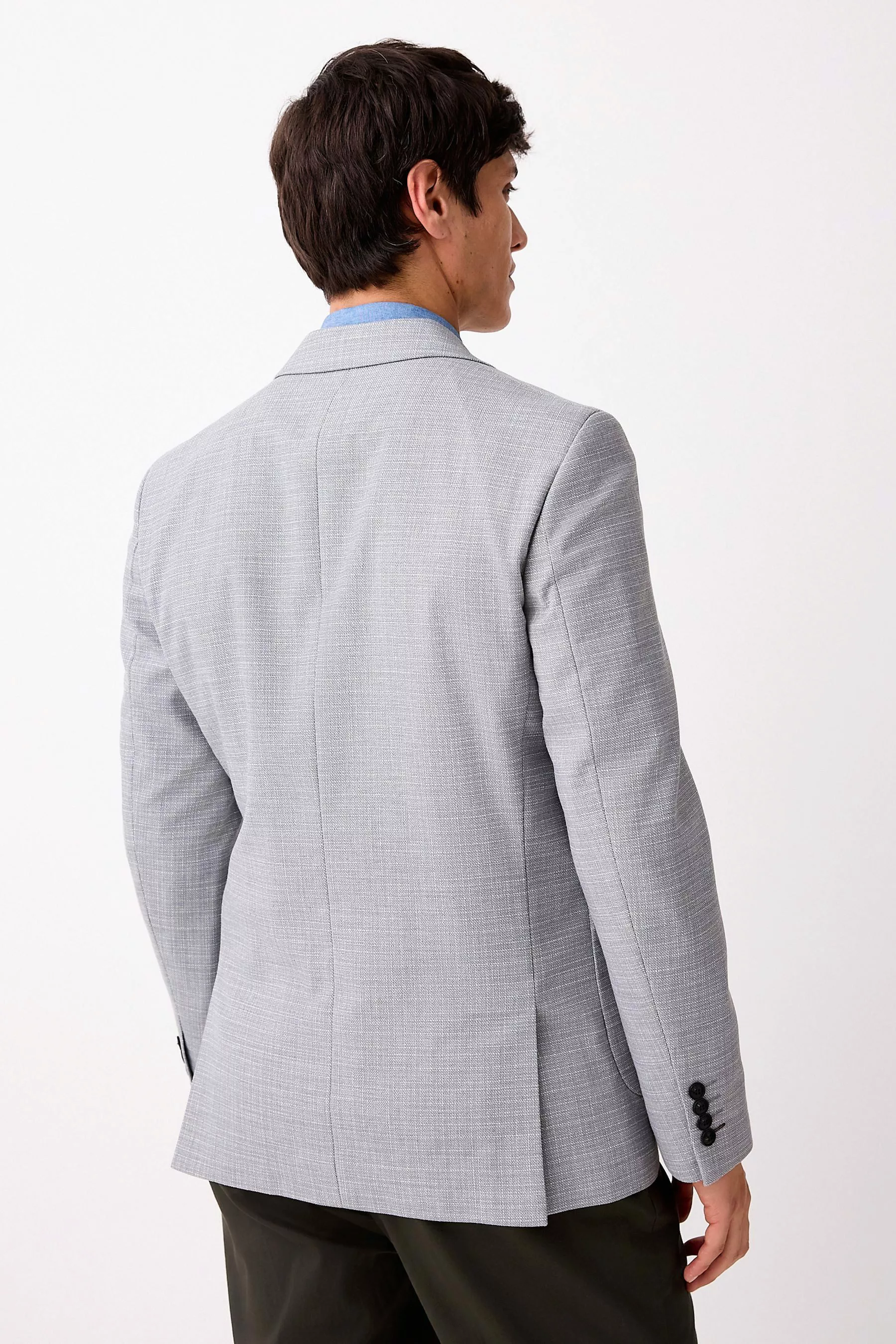 Next Jackenblazer Strukturierter eleganter Slim Fit günstig online kaufen
