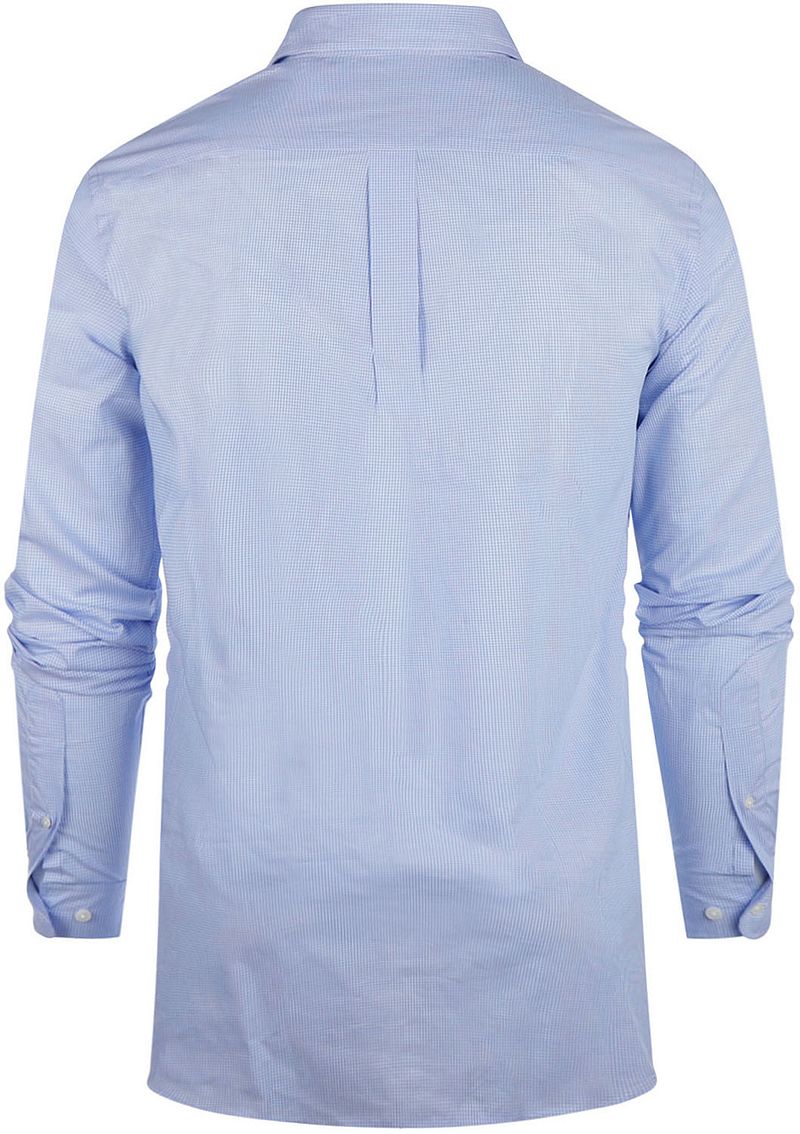 Steppin' Out Hemd Extra Long Sleeves Karos Hellblau - Größe L günstig online kaufen